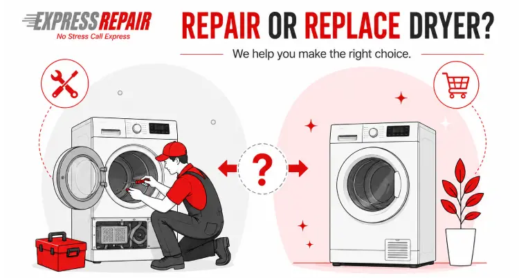 Repair or replace dryer