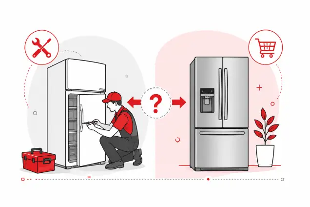 Repair or replace refrigerator